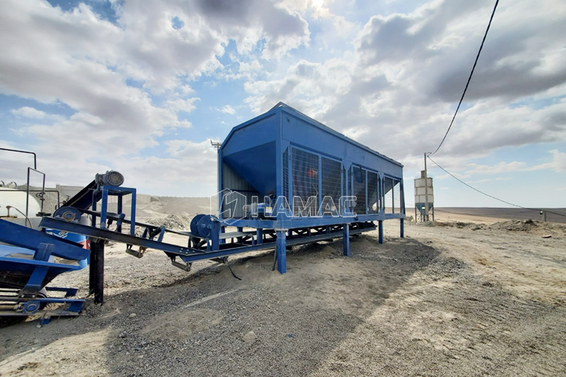 Obras planta mezcladora de asfalto tipo continuo en Ica, Perú