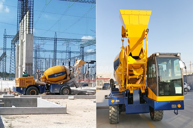 El camión hormigonera autocargable HMC250 de 2,5 m3 participa en la infraestructura de Santa Ana del Conde, México